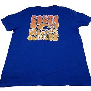 NEW Costa Groove Royal Blue Costa See What's Out There S/S T-Shirt Men's Size XL